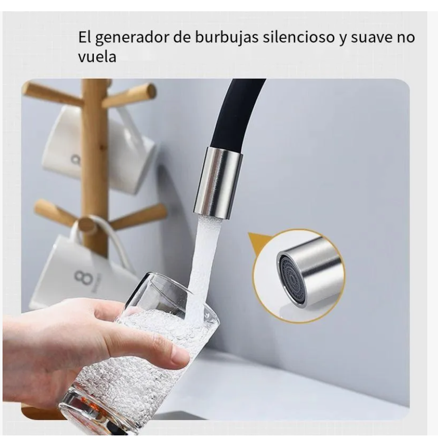 Foto 5 pulgar | Silicona Universal Reversible Grifo De Cocina