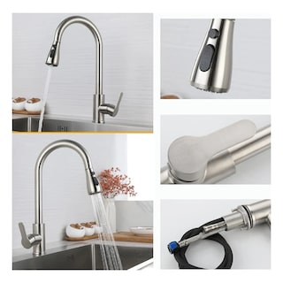 Foto 4 | Mezcladora Para Fregadero Con Manija Flexible Monomando Lab.g Plata