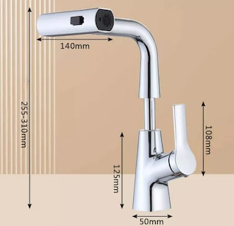 Foto 4 | Grifo De Cocina Xtellar Monomando Con Mango Flexible Y Control De Temperatura Integrado