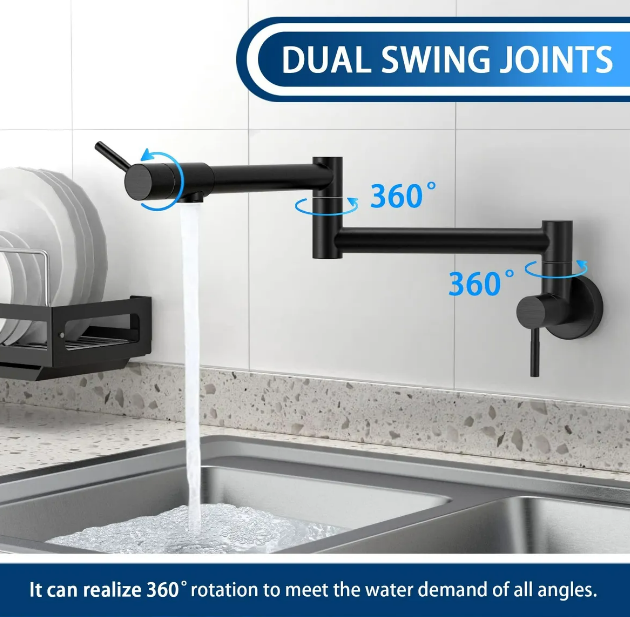 Foto 3 pulgar | Grifo Xtellar Premium Para Cocina  Montaje En Pared  Perfecto Para El Llenado De Ollas Y Ahorro De Espacio