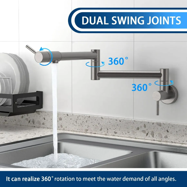 Foto 3 pulgar | Grifo Xtellar Premium Para Cocina  Montaje En Pared  Perfecto Para El Llenado De Ollas Y Ahorro De Espacio