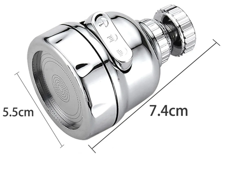 Foto 3 pulgar | Xtellar - Adaptador De Grifo Premium Que Mejora La Presión Para Regadera Y Fregadero