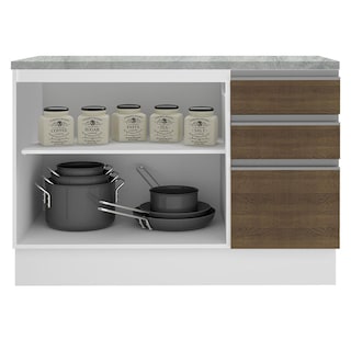 Foto 4 | Mostrador para Fregadero Madesa Glamy 120 cm color Blanco