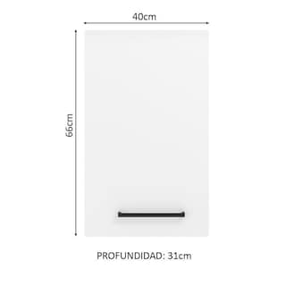 Foto 2 | Mueble Superior de Cocina Madesa Agata 40 cm Blanco