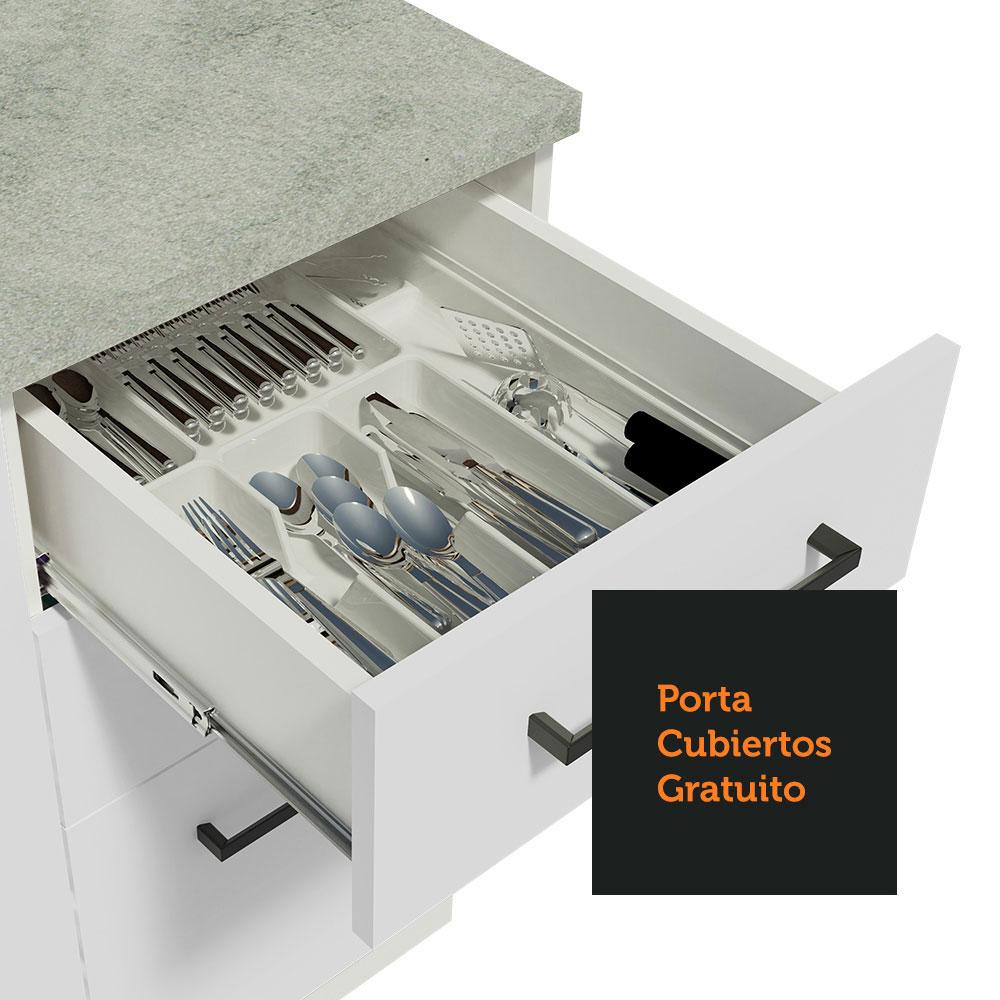 Foto 7 pulgar | Mueble Inferior de Cocina Madesa Agata 60 CM 3 Cajones