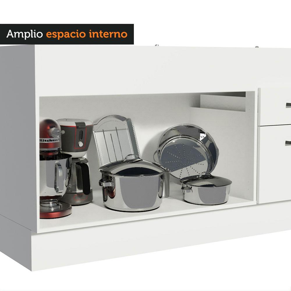 Foto 8 pulgar | Mueble Inferior de Cocina Madesa Agata 150 CM 2 Puertas y 2 Cajones