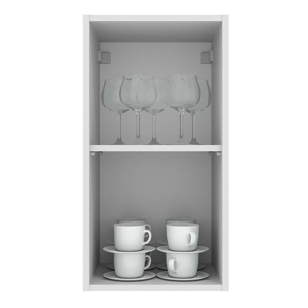 Foto 4 pulgar | Mueble Superior de Cocina Madesa Agata G25350AG 1 Puerta Blanco 35 cm