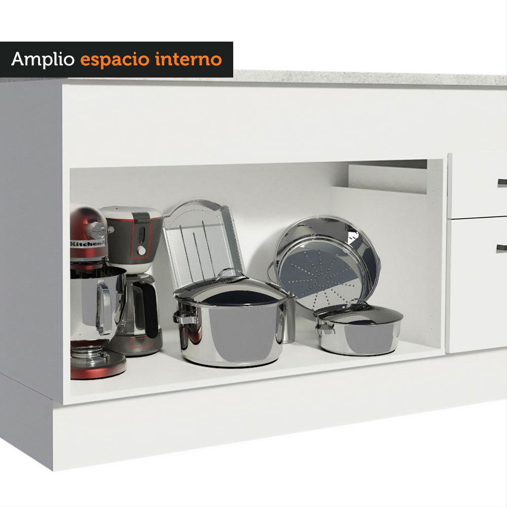 Foto 8 pulgar | Mueble Inferior de Cocina Madesa Agata150 CM 2 Puertas con Encimera