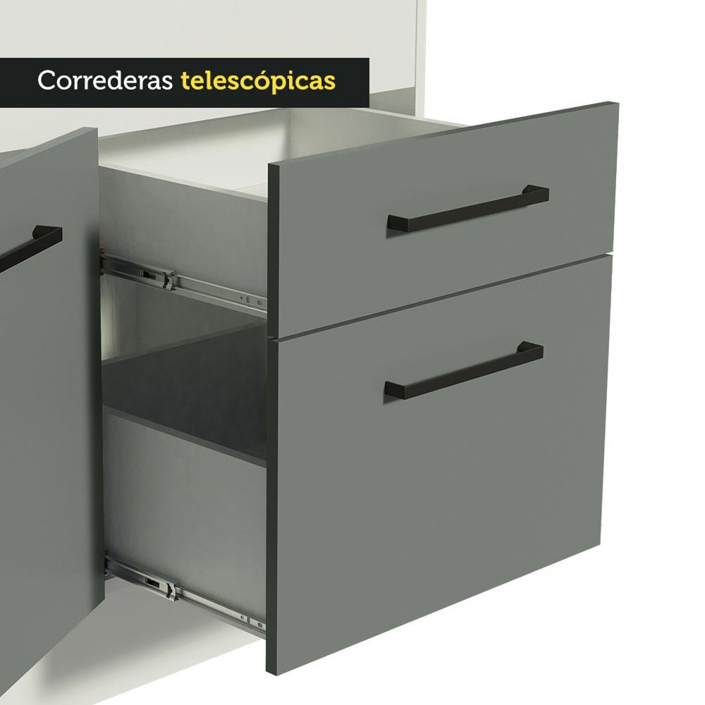 Foto 7 pulgar | Mueble Inferior de Cocina Madesa Agata 150 cm Blanco