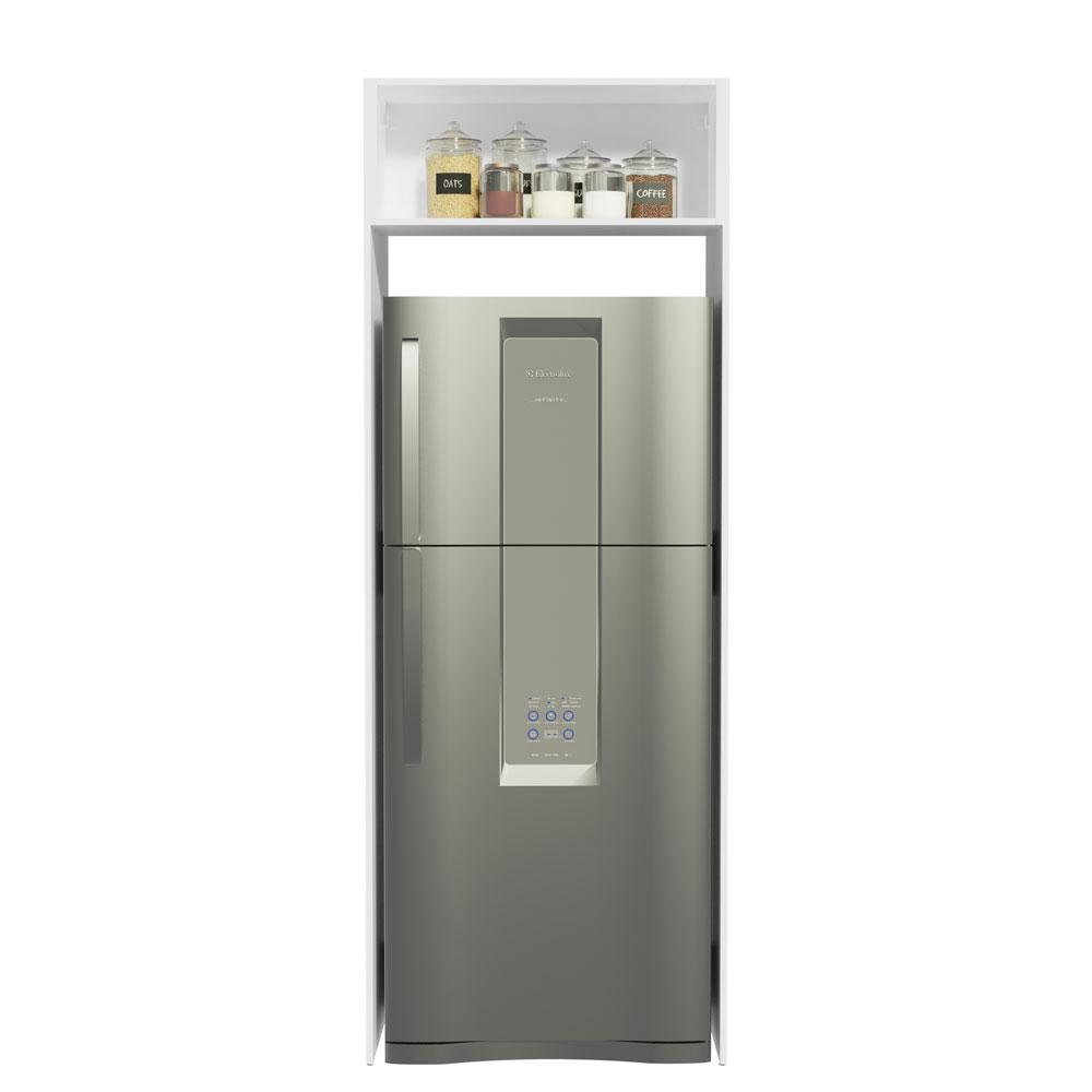 Foto 4 pulgar | Mueble para Refrigerador Madesa Agata Blanco