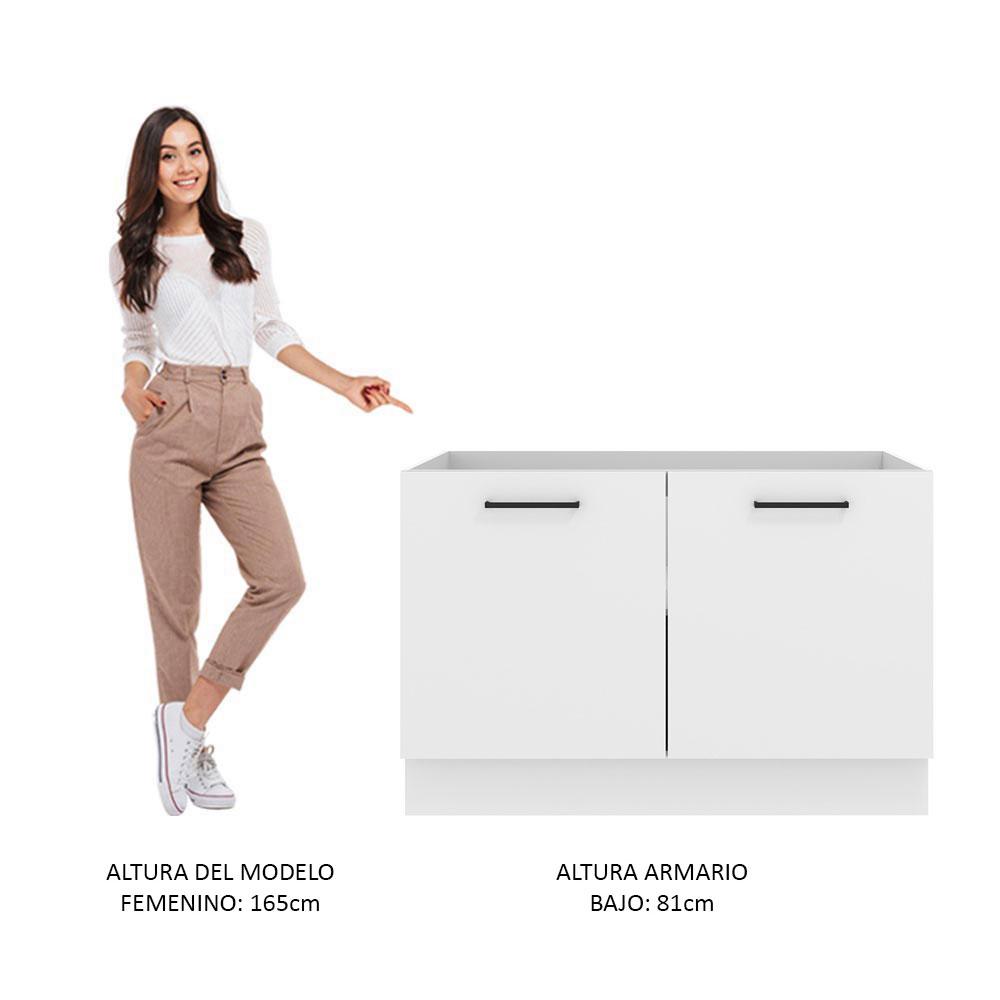 Foto 5 pulgar | Mueble de Cocina Madesa Ágata 120 cm Blanco