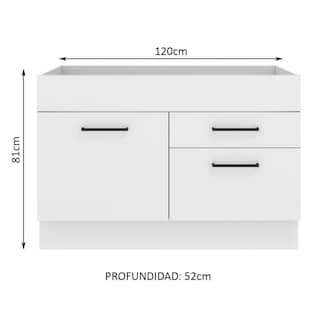Foto 2 | Mueble Inferior de Cocina Madesa Agata 1 Puerta y 2 Cajones