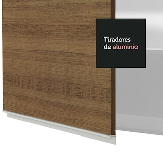 Foto 8 | Alacena Superior Madesa G25700GL Blanco y Marrón 2 Puertas 70 cm