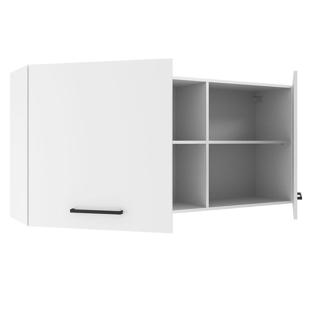 Foto 5 pulgar | Mueble Superior de Cocina Madesa Agata 150 cm 2 Puertas y 2 Nichos Blanco