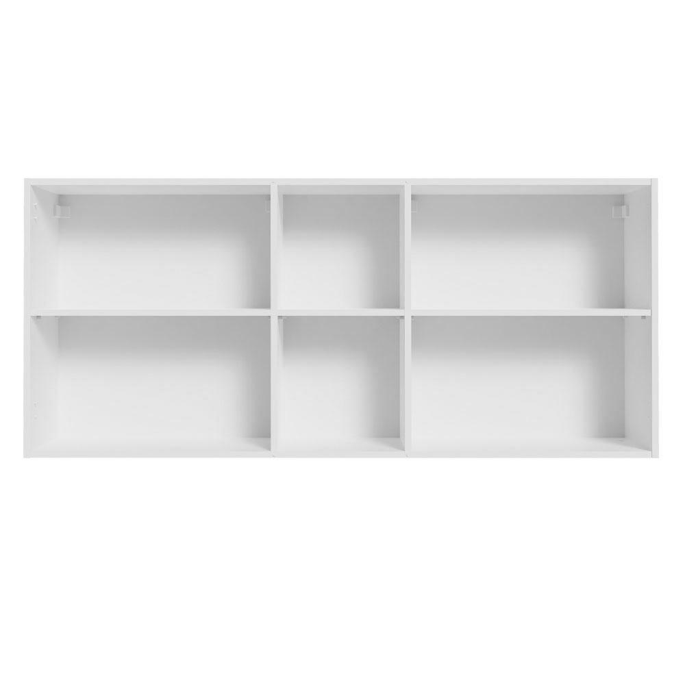 Foto 8 pulgar | Mueble Superior de Cocina Madesa Agata 150 cm 2 Puertas y 2 Nichos Blanco