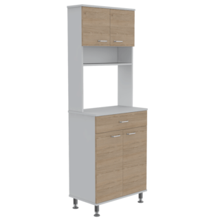 Foto 3 | Alacena Huzy color Beige con Blanco