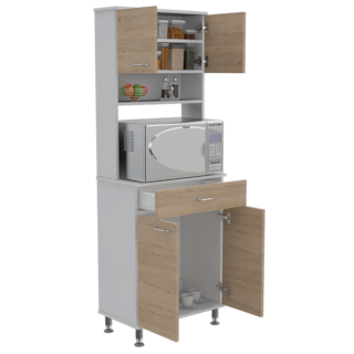 Foto 4 | Alacena Huzy color Beige con Blanco