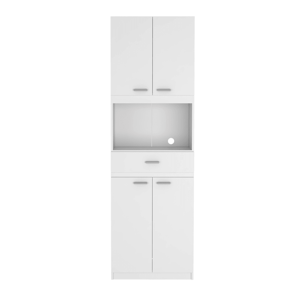 Foto 6 pulgar | Módulo Blanco para Microondas con Cuatro Puertas Abatibles