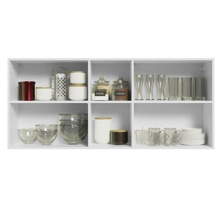 Foto 3 | Alacena Madesa Ágata 150 cm 2 Puertas y 2 Nichos Blancos