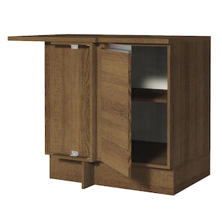 Foto 4 | Mueble de Cocina Esquinero Madesa Glamy 1 Puerta Marrón