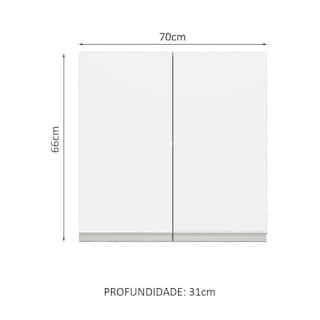 Foto 2 | Alacena Madesa Blanco 70 cm