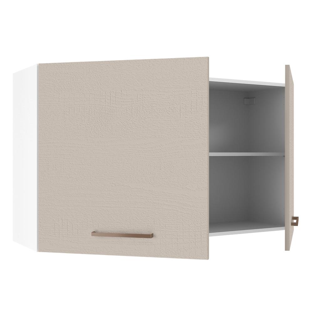 Foto 5 pulgar | Alacena Madesa Ágata Blanco - Crema 120 cm 2 Puertas