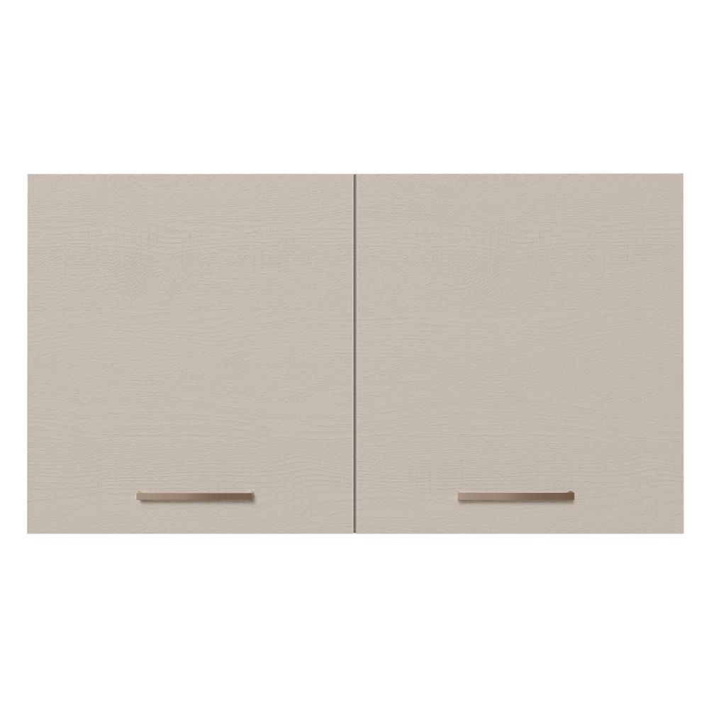 Foto 6 pulgar | Alacena Madesa Ágata Blanco - Crema 120 cm 2 Puertas