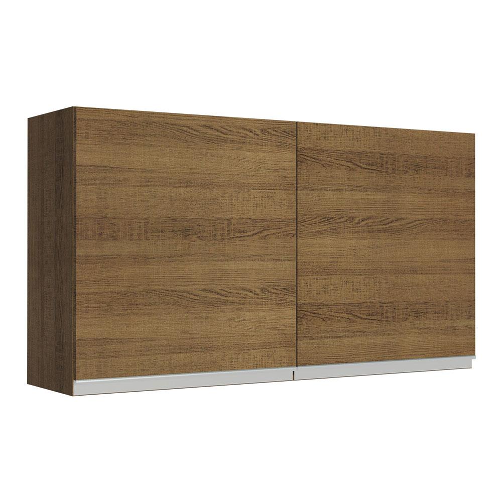 Foto 2 pulgar | Alacena Madesa Glamy 120 Cm 2 Puertas Marron