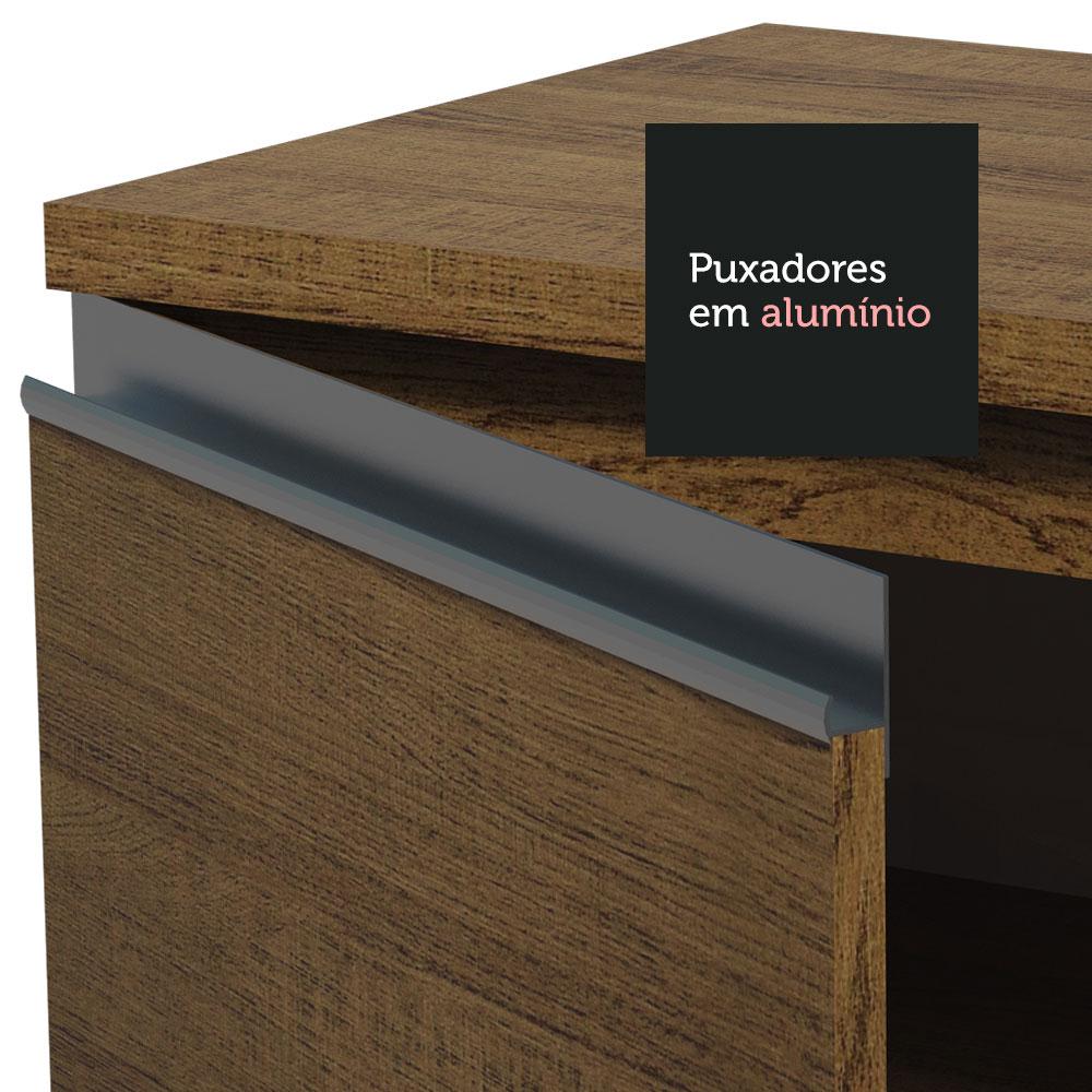 Foto 5 pulgar | Mueble de Cocina Madesa Glamy 40 cm 3 Cajones Marrón