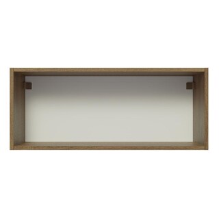 Foto 7 | Alacena Madesa Glamy Marrón con Blanco 1 Puerta Basculante