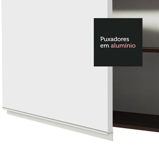 Foto 8 | Alacena Madesa Glamy Marrón con Blanco 1 Puerta Basculante