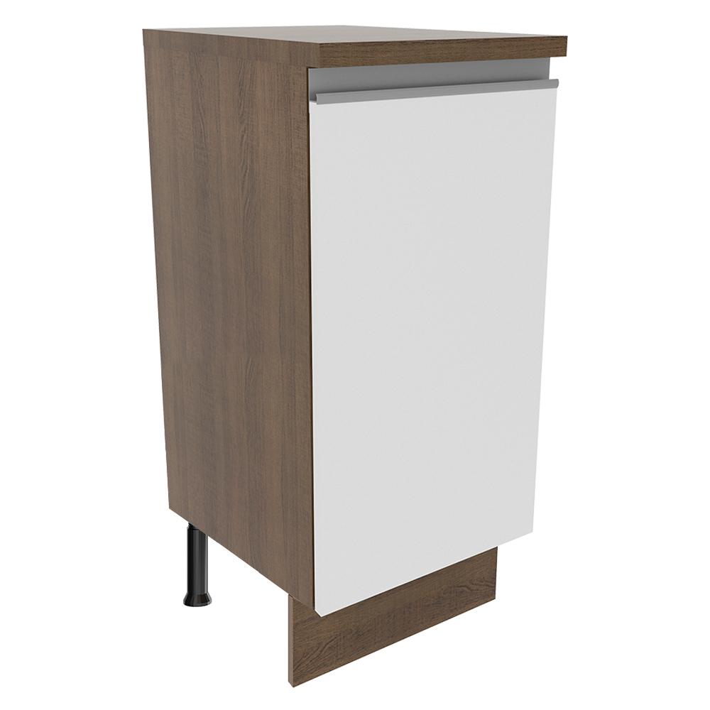 Mueble de Cocina Madesa Glamy Marrón con Blanco