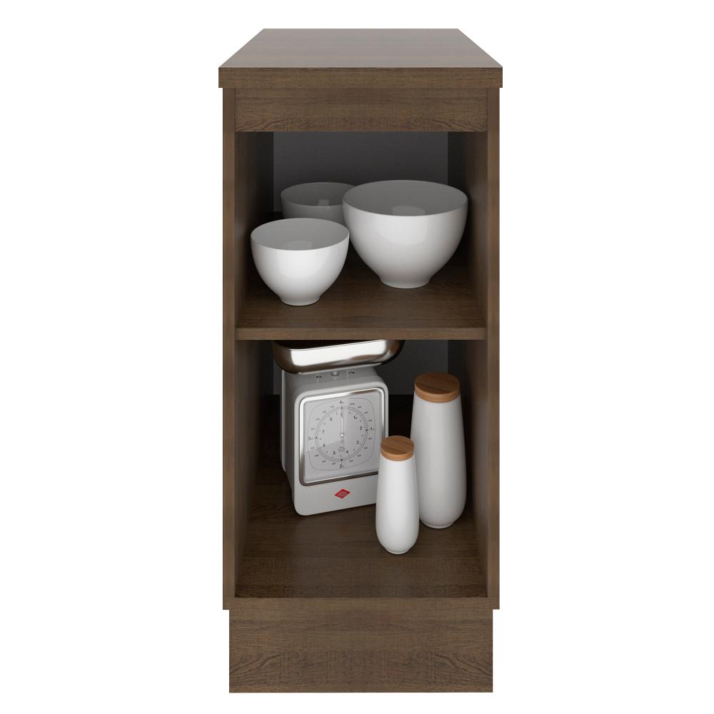 Foto 4 pulgar | Mueble de Cocina Madesa Glamy Marrón con Blanco