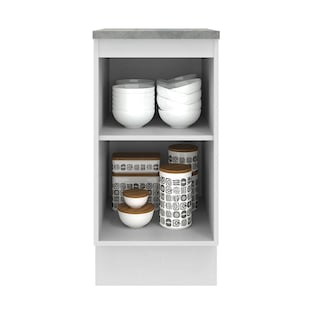 Foto 3 | Mueble de Cocina 40 cm 1 Puerta Agata Madesa Blanco y Crema