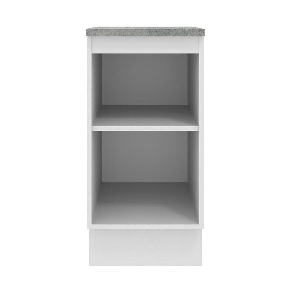 Foto 8 pulgar | Mueble de Cocina 40 cm 1 Puerta Agata Madesa Blanco y Crema