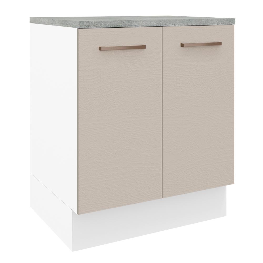 Mueble de Cocina Madesa Ágata Blanco 2 Puertas