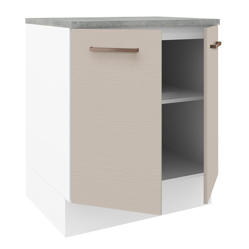 Foto 4 pulgar | Mueble de Cocina Madesa Ágata Blanco 2 Puertas