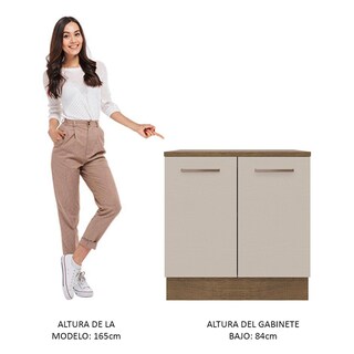 Foto 5 | Gabinete Inferior Agata Madesa Marrón 84 cm