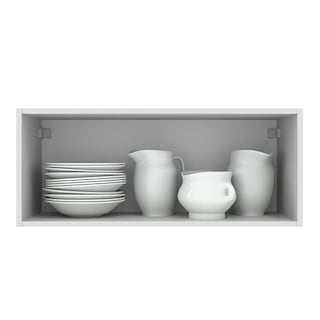 Foto 3 | Alacena 80 cm 1 Puerta Basculante Madesa Agata Blanco