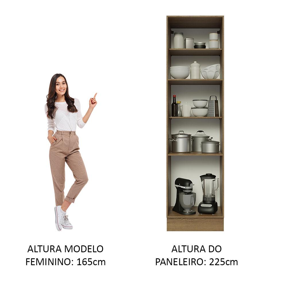 Foto 6 | Alacena Madesa Glamy Marrón 60 cm