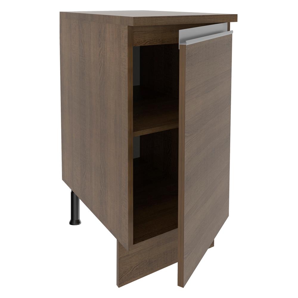 Foto 5 pulgar | Mueble de Cocina Madesa Glamy 35 cm 1 Puerta Marrón