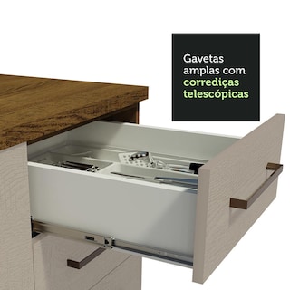 Foto 5 | Mostrador para Fregadero con Encimera para Cocina Madesa Agata Marrón