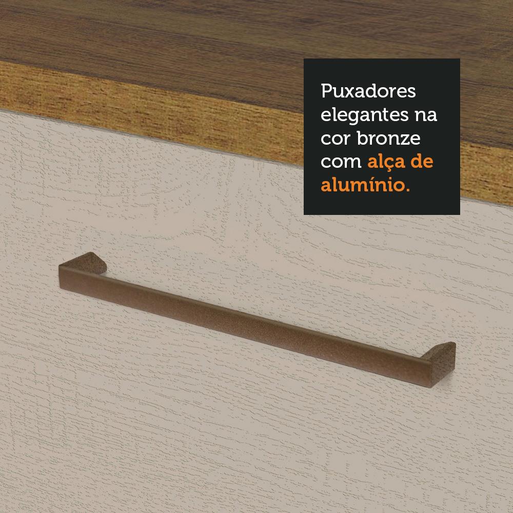 Foto 7 pulgar | Mostrador para Fregadero con Encimera para Cocina Madesa Agata Marrón