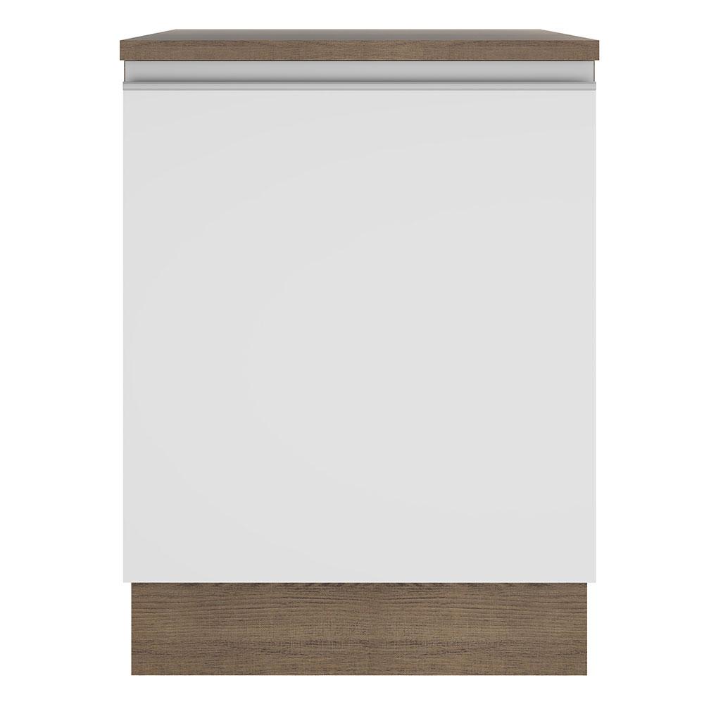 Foto 9 pulgar | Mueble de Cocina Madesa Glamy 60 cm 1 Puerta Blanco