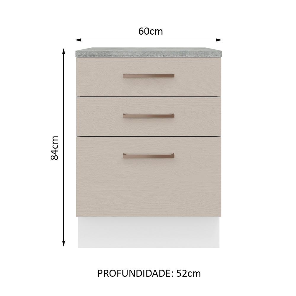 Foto 3 pulgar | Mueble para Cocina Madesa Agata Beige