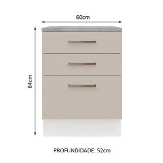 Foto 2 | Mueble para Cocina Madesa Agata Beige