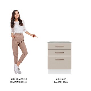 Foto 4 | Mueble para Cocina Madesa Agata Beige