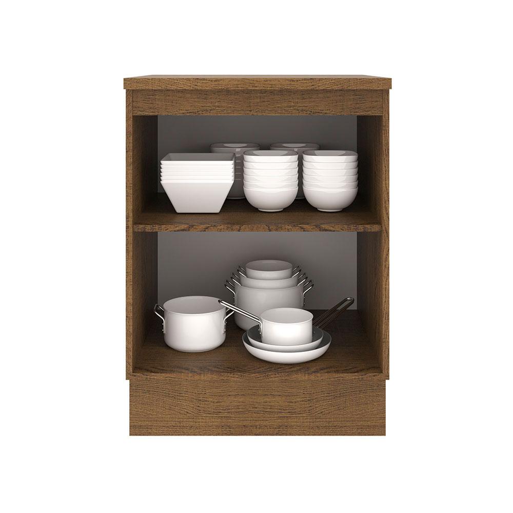 Foto 4 pulgar | Mueble de Cocina Madesa Agata 60 cm 1 Puerta Marrón