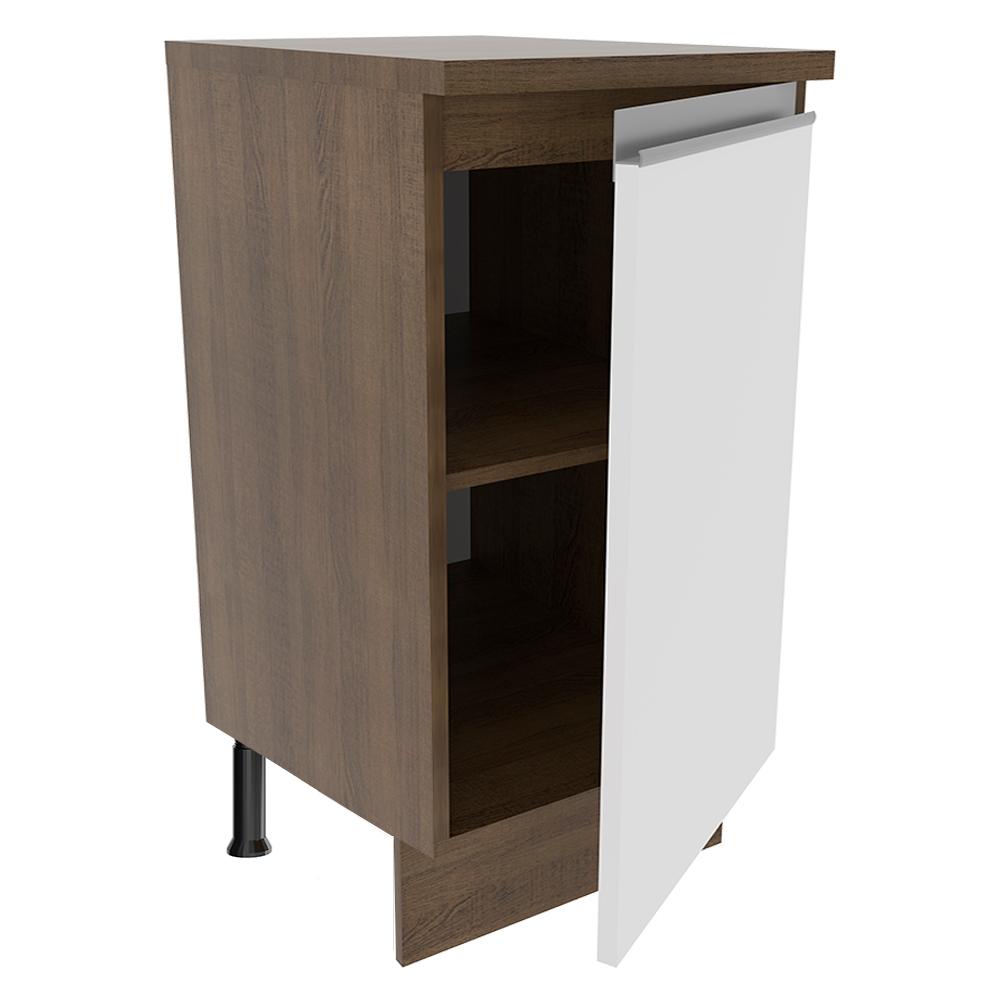 Foto 5 pulgar | Mueble de Cocina Madesa Glamy 40 cm 1 Puerta Marrón