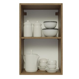 Foto 4 | Alacena Madesa Glamy 1 Puerta Marrón/Blanco